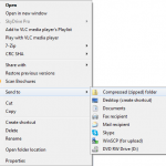Create Zip Compressed Archive File Windows 7