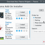 Get More KDE Widgets