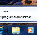 Windows 7 Taskbar Unpin