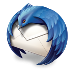 mozilla thunderbird logo for emails and rss